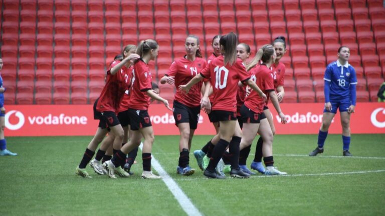 Euro U-19 për vajza, Shqipëria triumfon ndaj Moldavisë