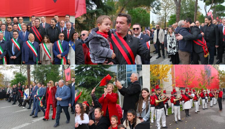 Nga pritja e kryetarëve anembanë trojeve tek festa kuqezi, Veliaj poston fotot nga Parada e Shqiptarëve