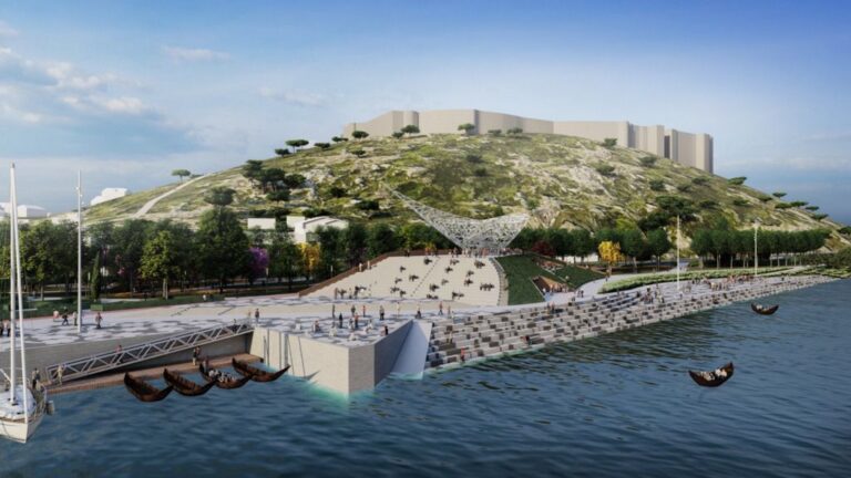 FOTO/ Muzeu i Lundrimit në hyrje të Shkodrës, kryetari Beci tregon kompaninë fituesi dhe projektin