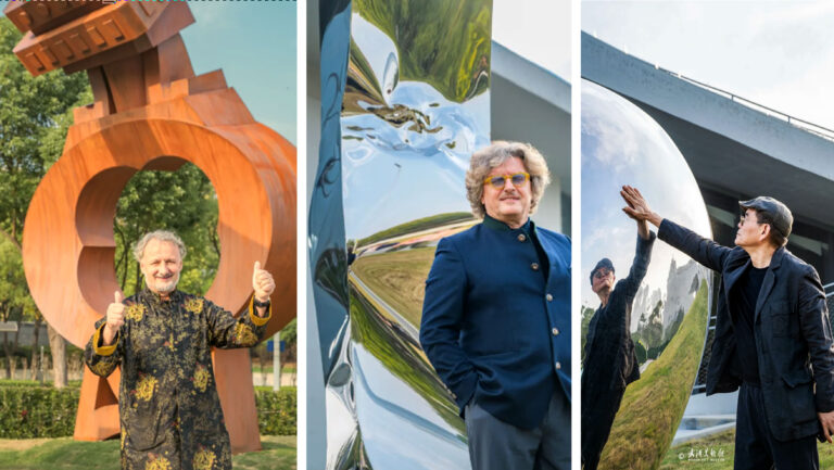 Tre artistët fitues të Bienales, dy shqiptarë dhe një kinez dhurojnë veprat e tyre Muzeut të Artit të Wuhan, Kinë
