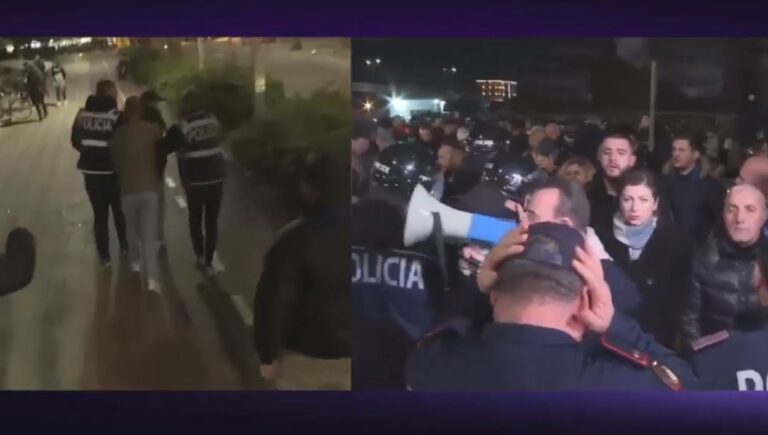 VIDEO/ Protestuesit përplasje të forta me Policinë