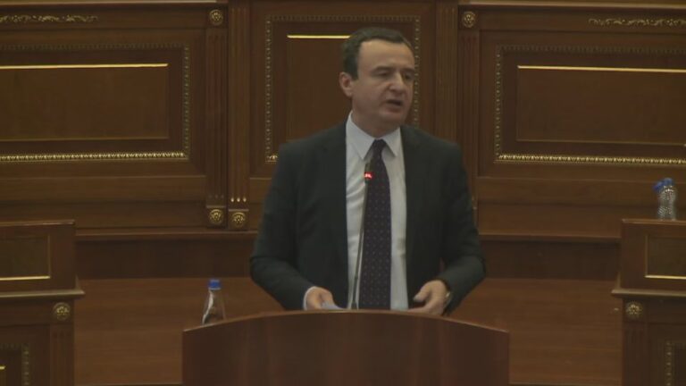 Kryeministri Kurti flet para deputetëve: Krenar për 4 vjet qeverisje