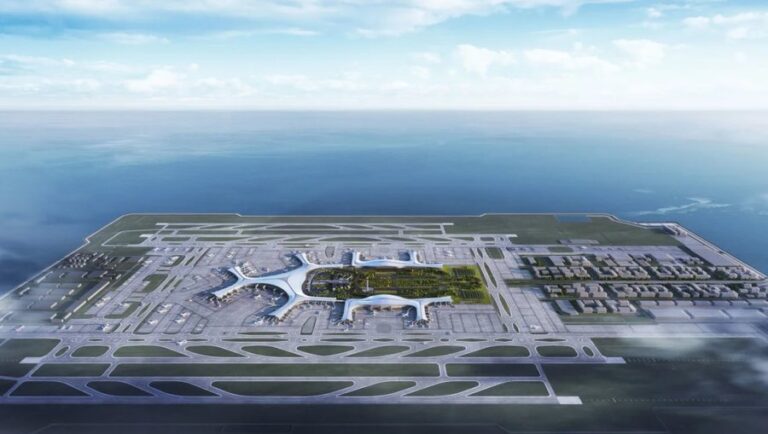 Aeroporti më i madh në botë në një ishull artificial