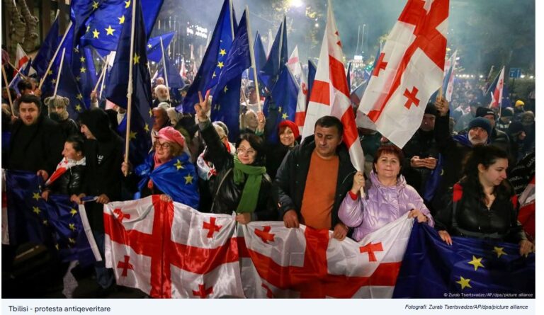 Protesta masive edhe në Gjeorgji pas asaj që ndodhi në Siri