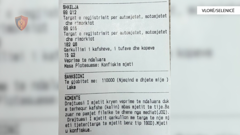 FOTO/ Tërhoqi kalin me makinë, procedohet penalisht 37-vjeçari