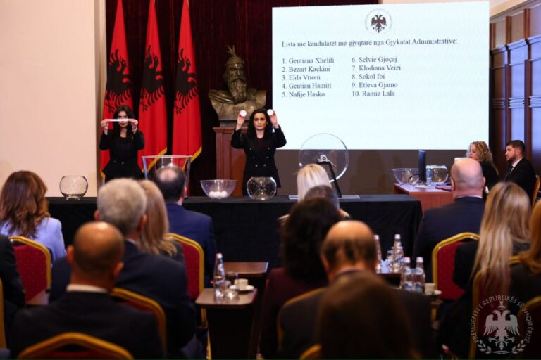 Ja cilët janë anëtarët e Këshillit të Emërimeve në Drejtësi, të zgjedhur me short, sot në Presidencë