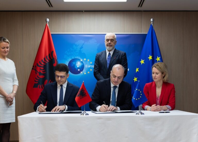 Ministri Hasani: Nënshkruhet në Bruksel marrëveshja e Partneritetit të Sigurisë dhe Mbrojtjes mes Shqipërisë dhe BE-së