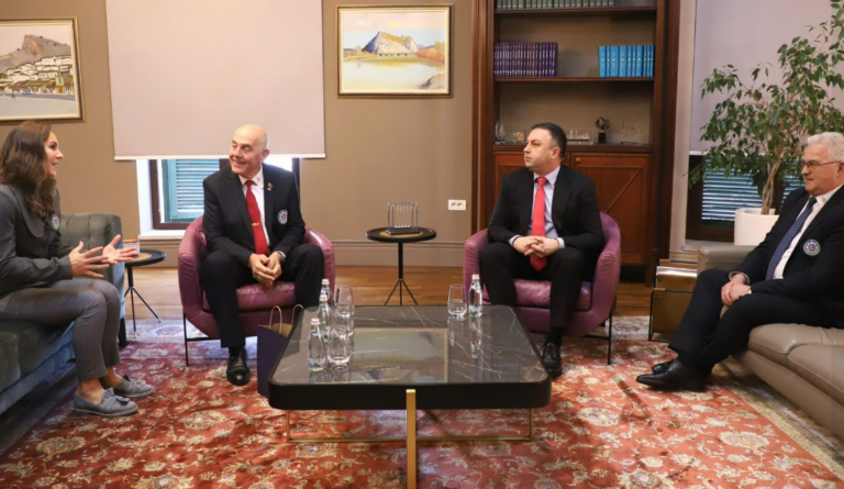 Ministri i Brendshëm Ervin Hoxha priti Presidentin e Shoqatës Ndërkombëtare të Policisë