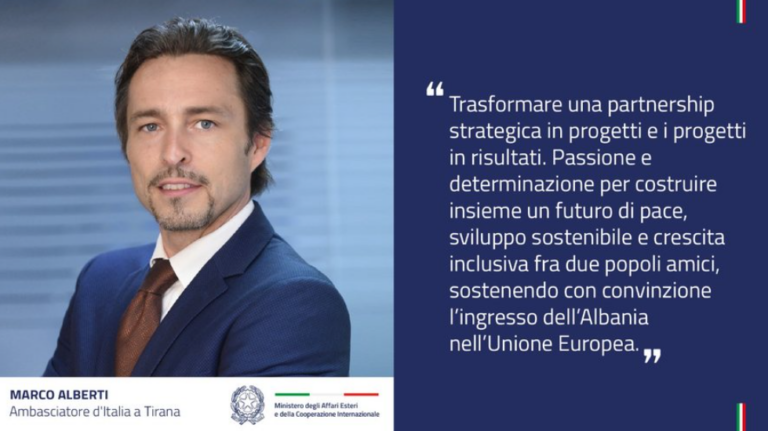 Ambasadori i ri i Italisë në Shqipëri
