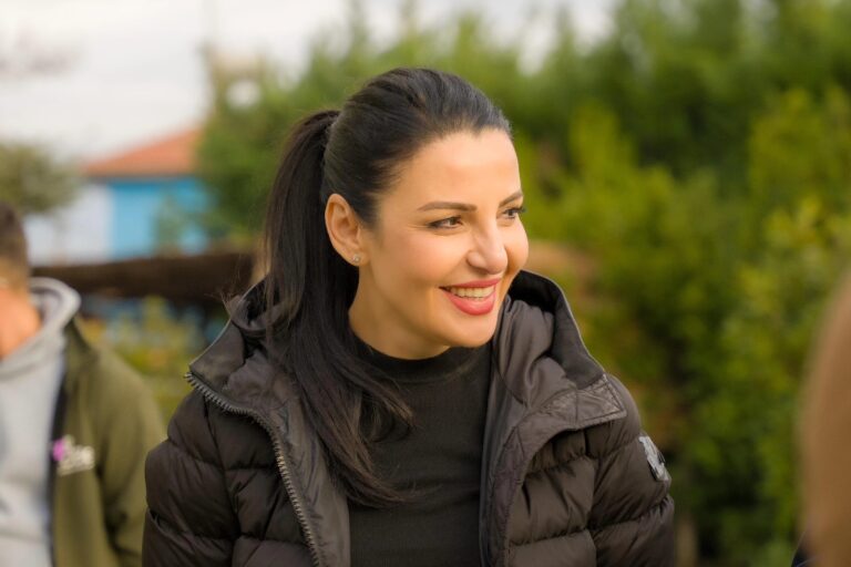 Belinda Balluku  në Divjakë-Gradishtë