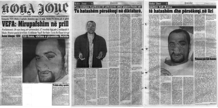 “SY m’SY” nga Edi Rama dhe KOHA JONE si dëshmitarja e vetme e goditjes me leva nga pushteti i Berishës