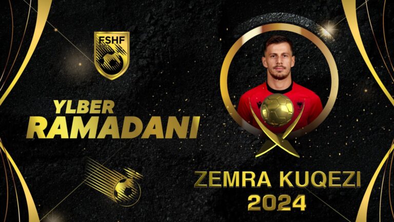 Çmimi “Zemër Kuq e Zi” i jepet futbollistit të Kombëtares, Ylber Ramadani