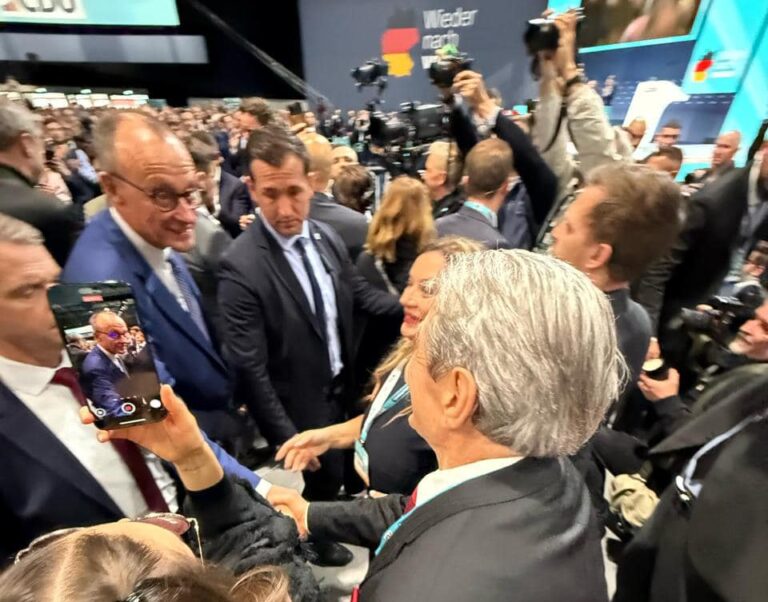 Berisha në Gjermani, merr pjesë në Kongresin e CDU: Ogur i bardhë për fitoren e opozitës