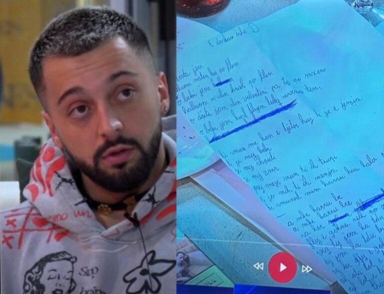 FOTO/ Zbulohet letra shumë e komentuar e Gjestit