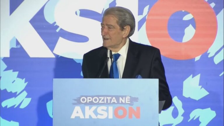 Protesta, Berisha flet për programin e PD: Jemi forca që do të rrëzojë dy diktatura