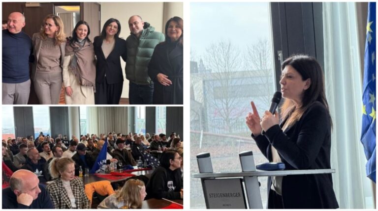 Jozefina Topalli me shqiptarët e Gjermanisë: Diaspora fuqia e përmbysjes së korrupsionit!