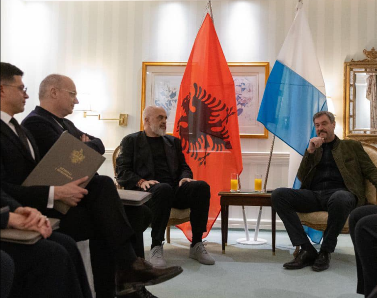 Kryeministri Rama takon kryeministrin e Bavarisë