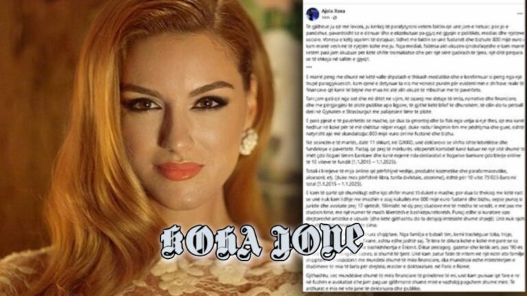 Ajola Xoxa: Blerjet e mia online janë 75 mijë euro në 10 vite