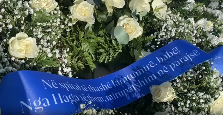 Dedikimi prekës i Thaçit për babanë: Në spital thashë lamtumirë, nga Haga mirupafshim në parajsë