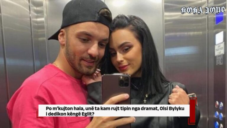 Po m’kujton hala, unë ta kam rujt tipin nga dramat, Olsi Bylyku i dedikon këngë Eglit?