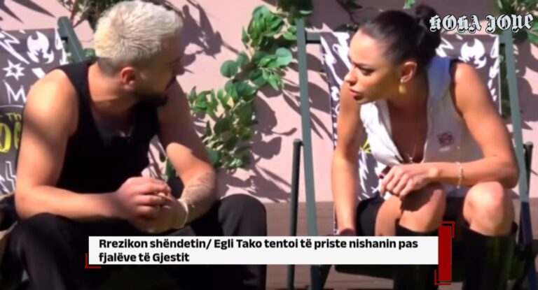 Rrezikon shëndetin/ Egli Tako tentoi të priste nishanin pas fjalëve të Gjestit