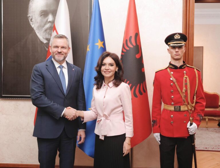 Spiropali priti Presidentin e Sllovakisë, Pellegrini: Jemi partner i rëndësishëm i rrugëtimit të Shqipërisë drejt BE