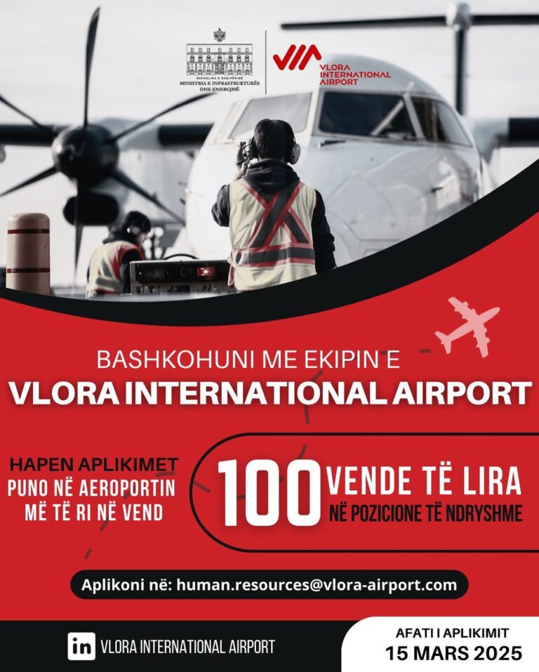 Punësim në aeroportin e Vlorës, Rama: Aplikoni, ka 100 vende të lira
