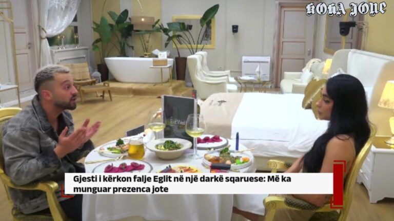 Gjesti i kërkon falje Eglit në një darkë sqaruese: Më ka munguar prezenca jote