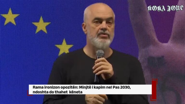 Rama ironizon opozitën: Minjtë i kapim ne! Pas 2030, ndoshta do thahet këneta