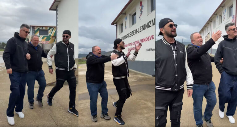 Gjergj Luca me dy “të çmendurit” e tallavasë shqiptare, në qytetin e urtë të Gramshit