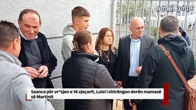 Seanca për vr*sjen e 14 vjeçarit, Luisi i shtrëngon dorën mamasë së Martinit
