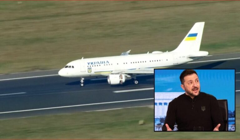 Zelensky mbërrin në Londër pas takimit me Trump