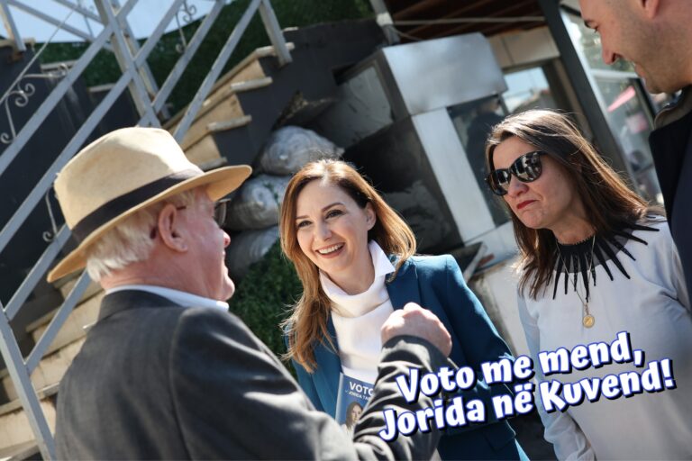 Jorida Tabaku nga Pazari i Ri te Sauku