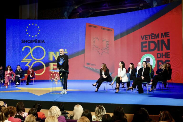 Ministri Gonxhja: Shqipëria është grua, Europa është grua. Një fushatë që fillon me forcën