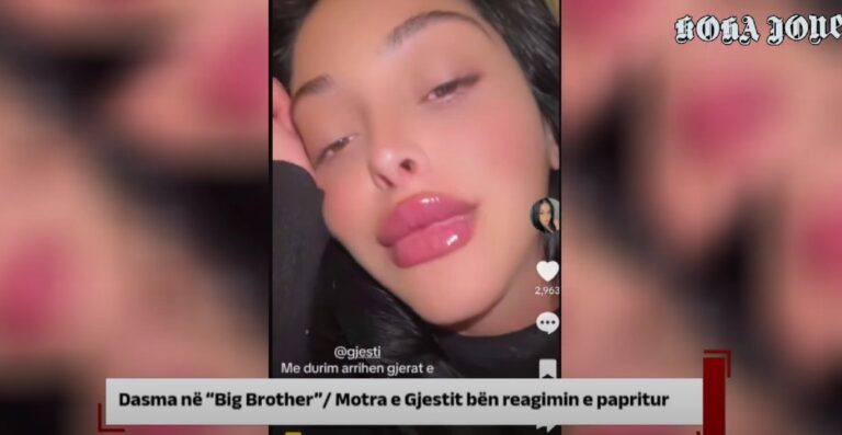 Dasma në “Big Brother”/ Motra e Gjestit bën reagimin e papritur