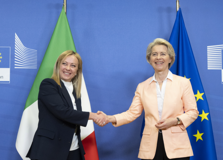 Von der Leyen: Misioni Meloni, një shans për një urë BE-SHBA