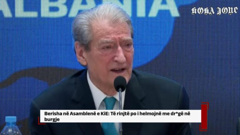 Berisha në Asamblenë e KiE: Të rinjtë po i helmojnë me dr*gë në burgje