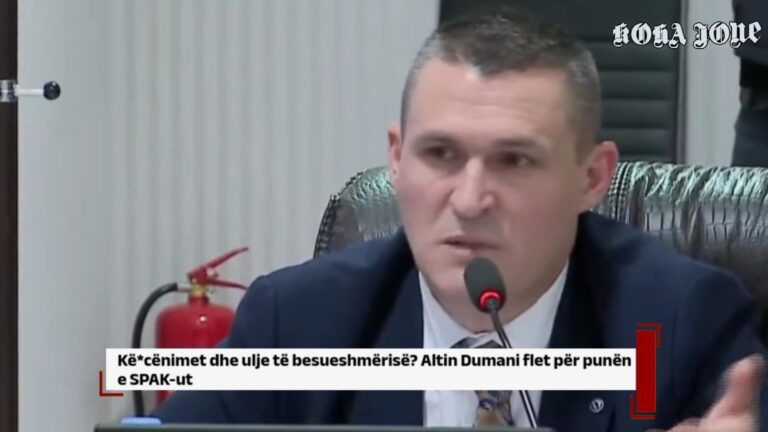 Kë*cënimet dhe ulje të besueshmërisë? Altin Dumani flet për punën e SPAK-ut