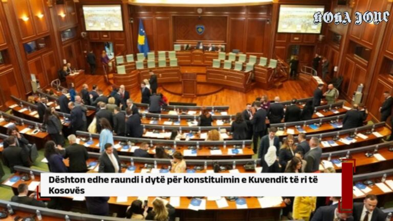 Dështon edhe raundi i dytë për konstituimin e Kuvendit të ri të Kosovës