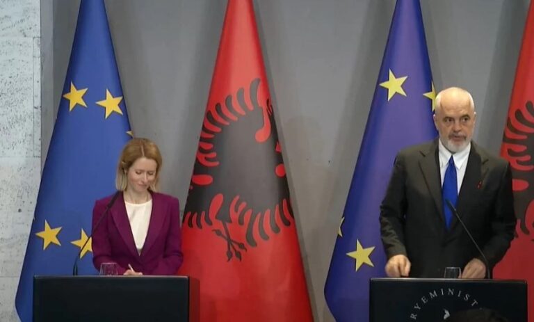 “Politika e Shqipërisë në linjë me BE-në”, Rama me Kallas: Folëm për mbylljen e negociatave deri më 2027