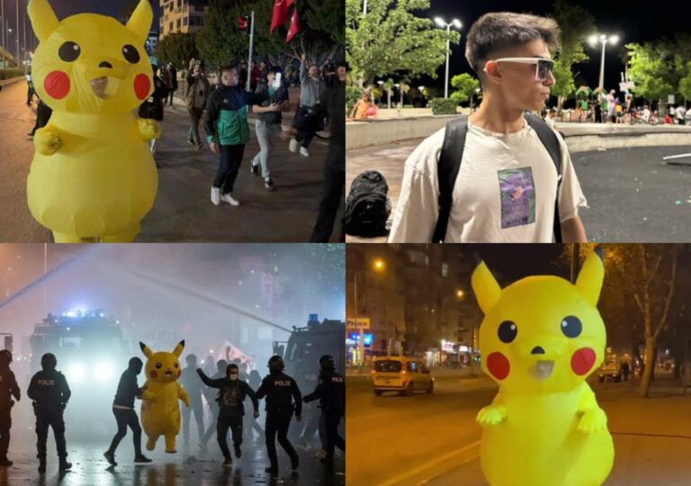 FOTO/ U dha jetë protestave kundër Erdogan, zbulohet fytyra e Pikachu-s