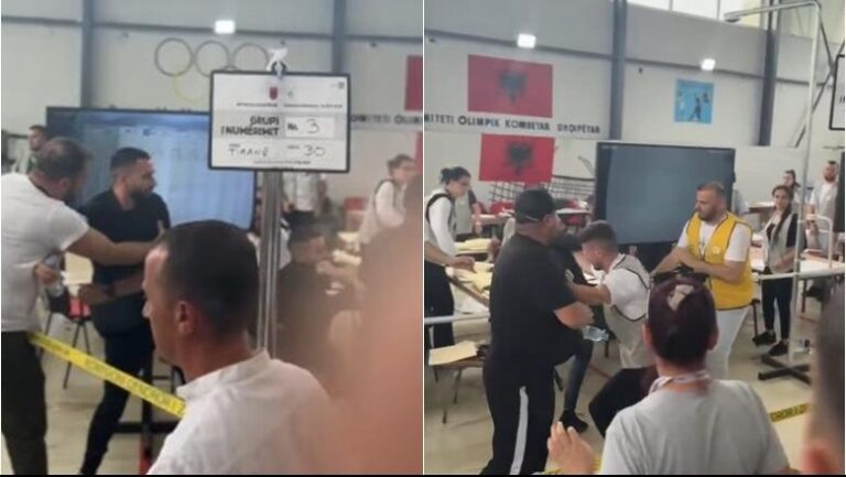 Goditi sekretarin e KZAZ, autori shoqërohet në polici. Vëzhguesit nxirren jashtë