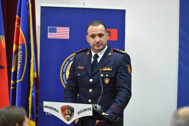 Drejtori i Policisë së Shtetit, Proda: Në Tiranë do të krijojmë Akademinë e Policisë për Ballkanin Perëndimor