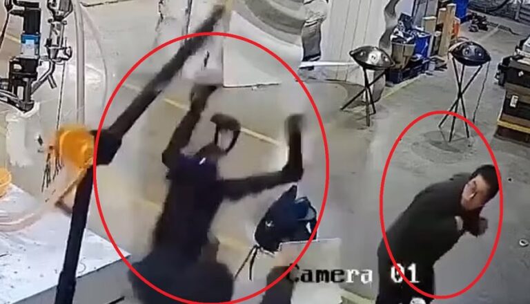 VIDEO/ ”Çmendet” roboti, gjuan me shkelma dhe grushte operatorin