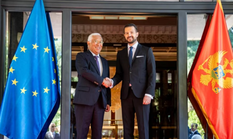 Presidenti i Këshillit Evropian, Antonio Costa: Mali i Zi mund të pranohet në BE në vitin 2028