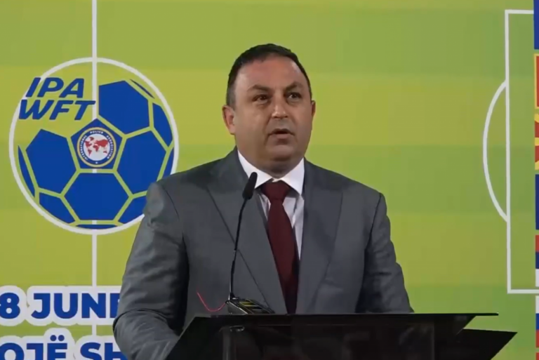 VIDEO/ Kampionati Botëror i Futbollit IPA në Shkodër, ministri Hoxha: Dëshmi e vizionit evropian që kemi ndërtuar