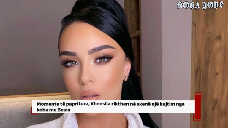 Momente të papritura, Xhensila rikthen në skenë një kujtim nga koha me Besin