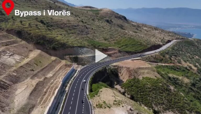 Pamjet piktoreske nga By-passi i përfunduar i Vlorës (VIDEO)