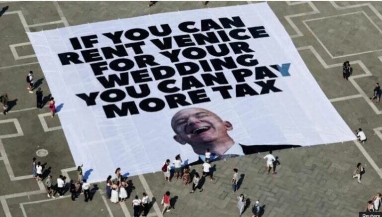 Fitore në Venecia, Jeff Bezos ndryshon vendin e ceremonisë pas protestave