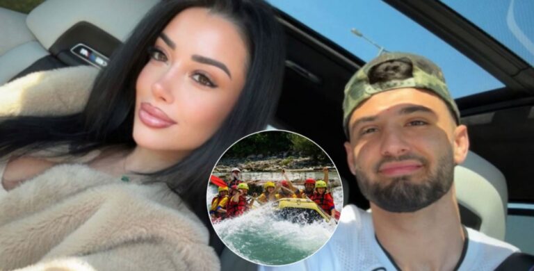 Armando Broja shkon me pushime në vendlindjen e partneres, Përmet! Çifti shijon rafting në lumin “Vjosa”